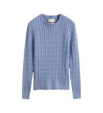 Gant Maglione in maglia a trecce Classico blu