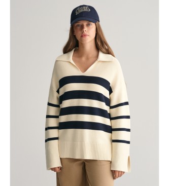 Gant Bežni pulover z bretonskimi črtami