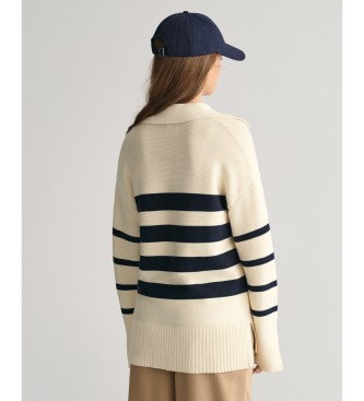 Gant Bežni pulover z bretonskimi črtami