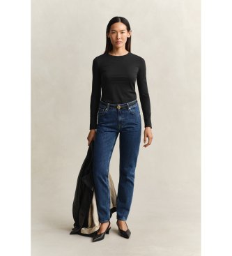 Gant T-shirt manches longues Lisa noir