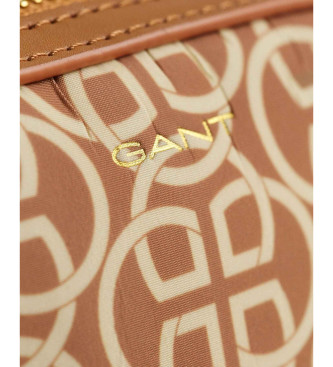 Gant G Borsa per il trucco beige con fantasia