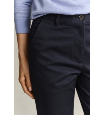 Gant Pantalone chino Slim Fit classico blu navy