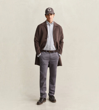 Gant Gray Slim Fit chino pants