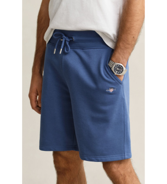 Gant Športne hlače Ščit modra