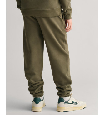 Gant Pantaln de deporte Script Graphic Teens verde