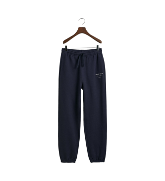 Gant Pantaln de deporte Script Graphic Teens marino