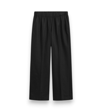 Gant Calça de mistura de lã preta