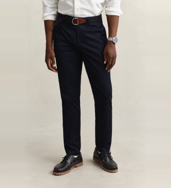 Gant Navy blue Slim Sport pants