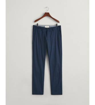 Gant Pantaloni chino sportivi slim fit blu scuro