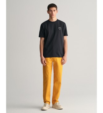 Gant Spodnie chino Regular Fit żółte