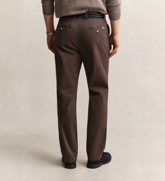 Gant Classic brown Regular Fit chino trousers