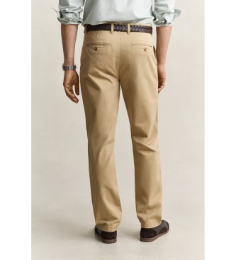 Gant Pantaloni chino Regular Fit beige
