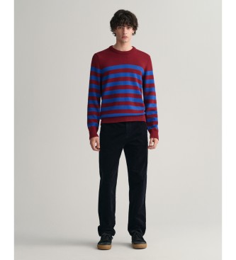 Gant Navy blue regular fit corduroy chinos