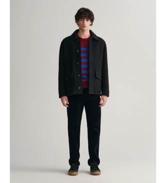 Gant Navy blue regular fit corduroy chinos