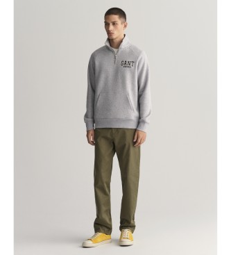 Gant Regular Fit Chino-Hose aus grnem Twill