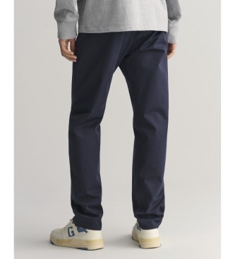 Gant Regular Fit chino trousers in navy twill