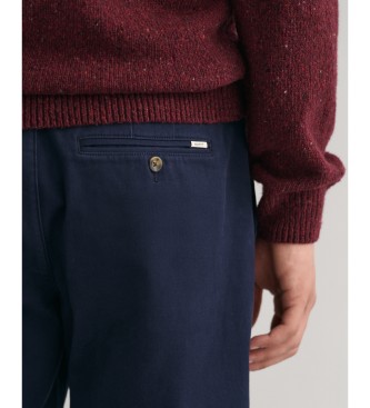 Gant Sehr bequeme Regular Fit Chinohose navy