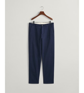 Gant Pantalon chino trs confortable, coupe rgulire, marine