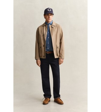 Gant Pantaloni chino Regular Fit Smart blu navy