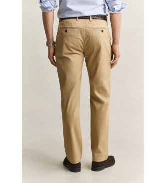 Gant Pantaloni chino Regular Fit Smart beige