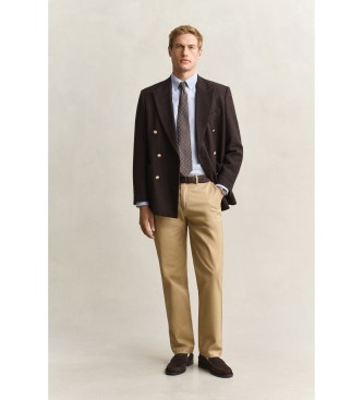 Gant Pantaloni chino Regular Fit Smart beige
