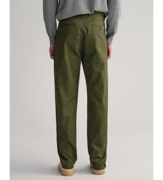 Gant Pantalon chino vert Tech Prep  coupe rgulire