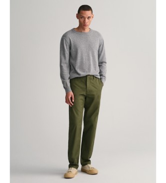 Gant Pantaloni chino Tech Prep dalla vestibilit regolare verdi