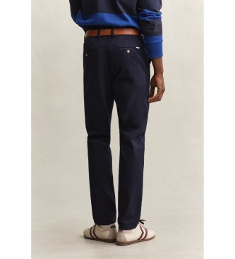 Gant Pantaloni chino Slim Fit Blu Navy