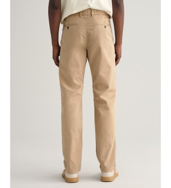 Gant Strukturerede Slim Fit Chino-bukser med struktureret, bearbejdet tekstur