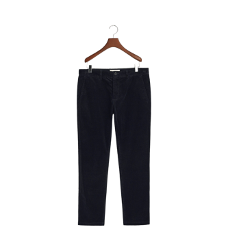 Gant Corduroy Navy Slim Fit Chino Byxor