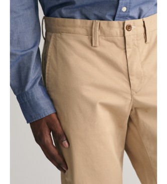 Gant Spodnie chino o kroju slim fit Twill