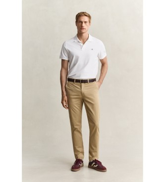 Gant Pantaloni chino slim fit beige