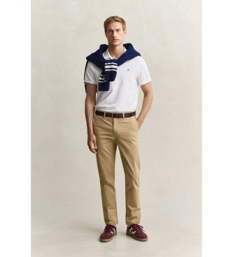 Gant Pantaloni chino slim fit beige