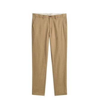 Gant Pantaloni chino slim fit beige