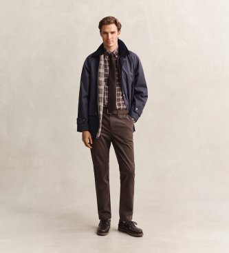 Gant Brown Slim Fit chino trousers