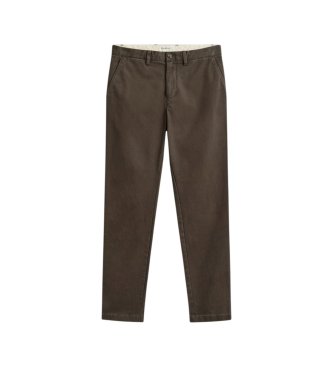 Gant Brown Slim Fit chino trousers