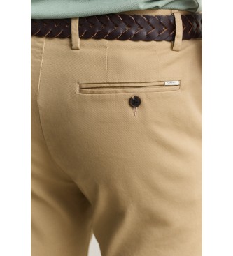 Gant Pantaloni chino Slim Fit Smart beige