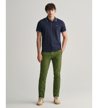 Gant Slim Fit chino trousers Sunfaded green