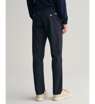 Gant Slim Fit Sunfaded navy chino trousers