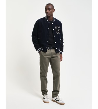 Gant Superkomfortable slim fit chino-bukser i grn