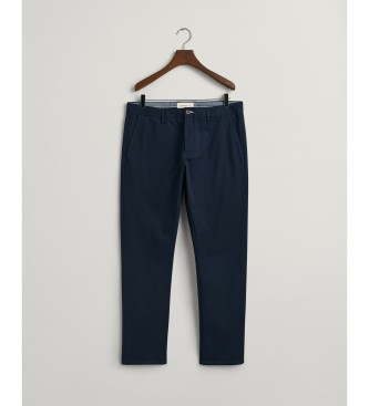 Gant Pantaloni chino blu scuro Tech Prep dalla vestibilit slim