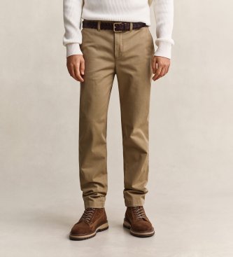 Gant Beige Slim Fit chino pants