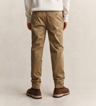 Gant Beige Slim Fit chino pants