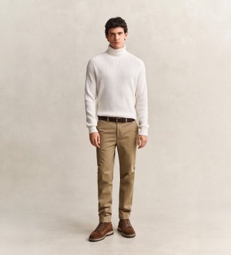 Gant Beige Slim Fit chino pants
