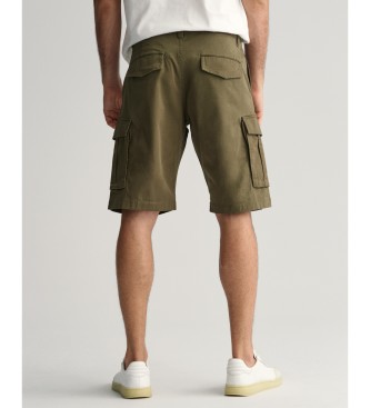 Gant Relaxed Fit cargo shorts twill grn
