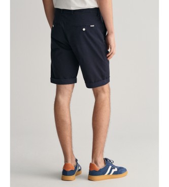 Gant Faded Slim Fit navy shorts