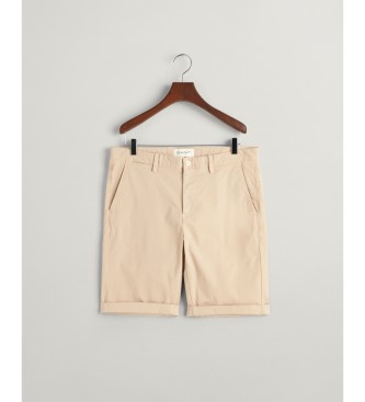Gant Kratke hlače Regular Fit Sunfaded beige