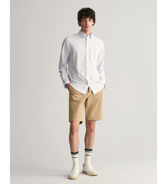 Gant Relaxed Fit beige twill shorts