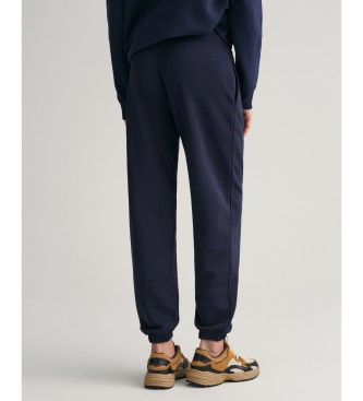 Gant Pantaloni sportivi con scudo blu scuro