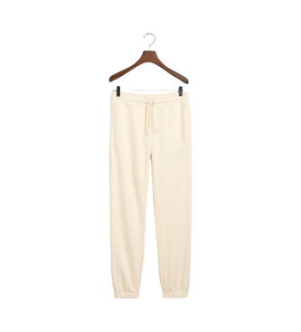 Gant Tonal Archive Shield sweatpants white